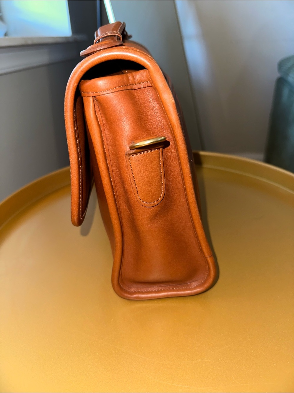Coach Court Bag — 9870 (British Tan, 1998, Made in Turkey) - Picture 3 of 11